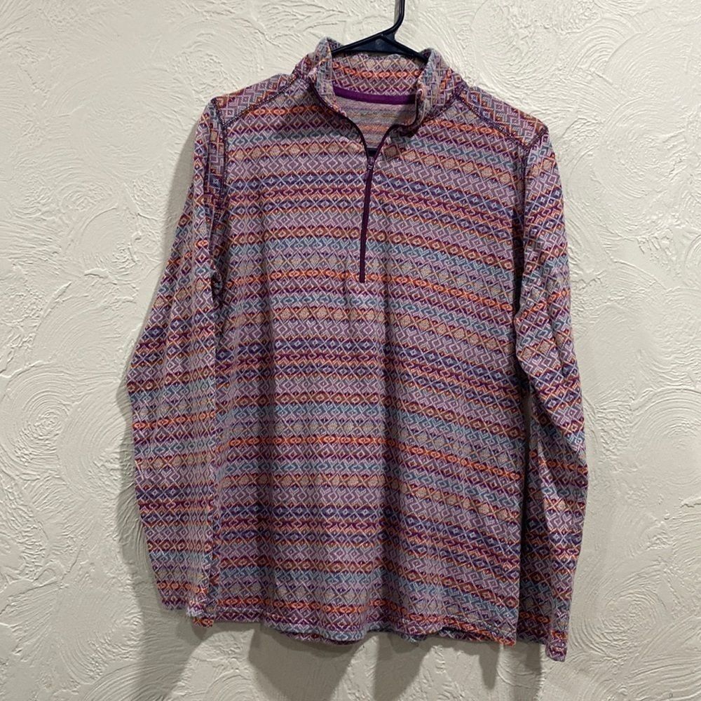 Woolrich Womens Half Zip Sweater Top Size Large
